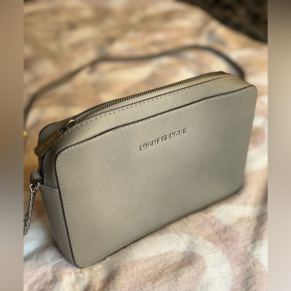 Michael Kors Gray Crossbody Bag